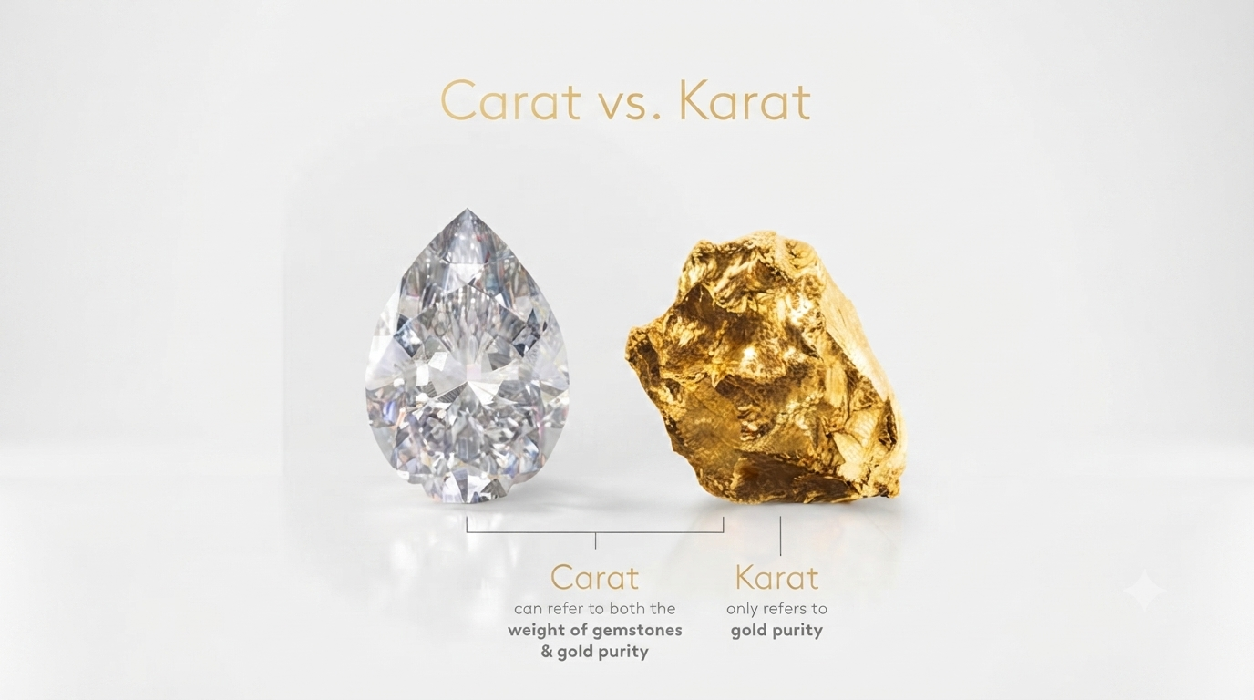 Carat vs. Karat: What’s the Difference? (And Why It Matters for Your Jewelry)