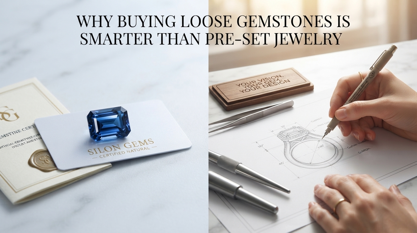 Why Buying Loose Gemstones is Smarter Than Pre Set Jewelry