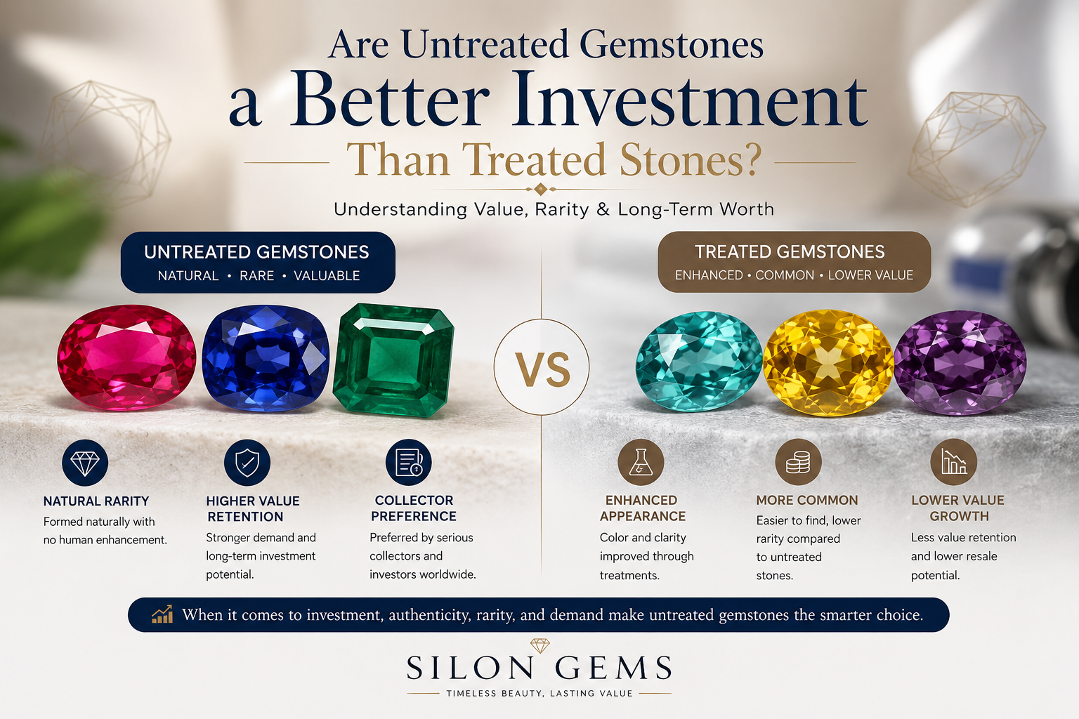 Are Untreated Gemstones a Better Investment Than Treated Stones?