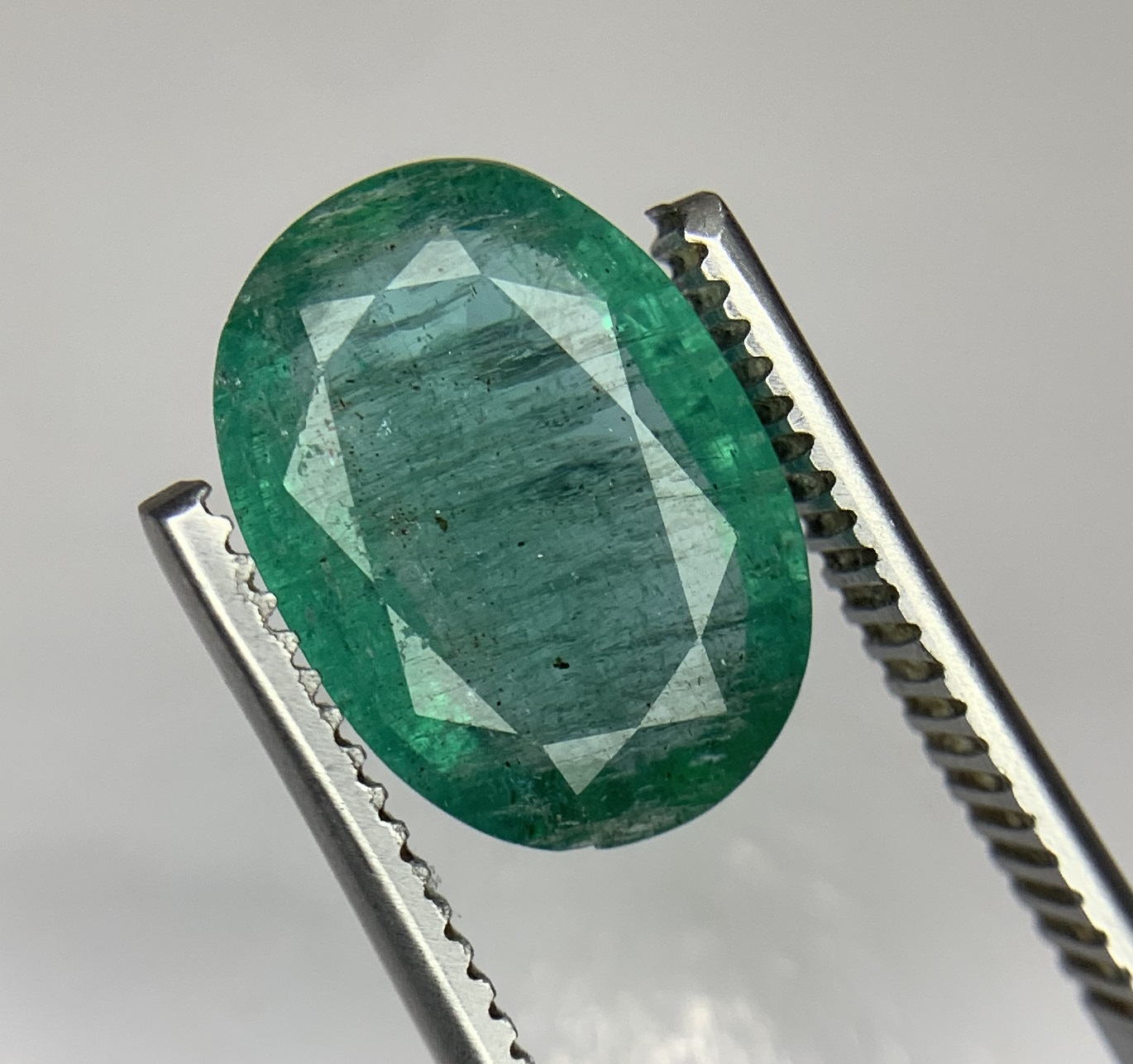 Natural Zambian Emerald Oval Cut Loose Gemstone