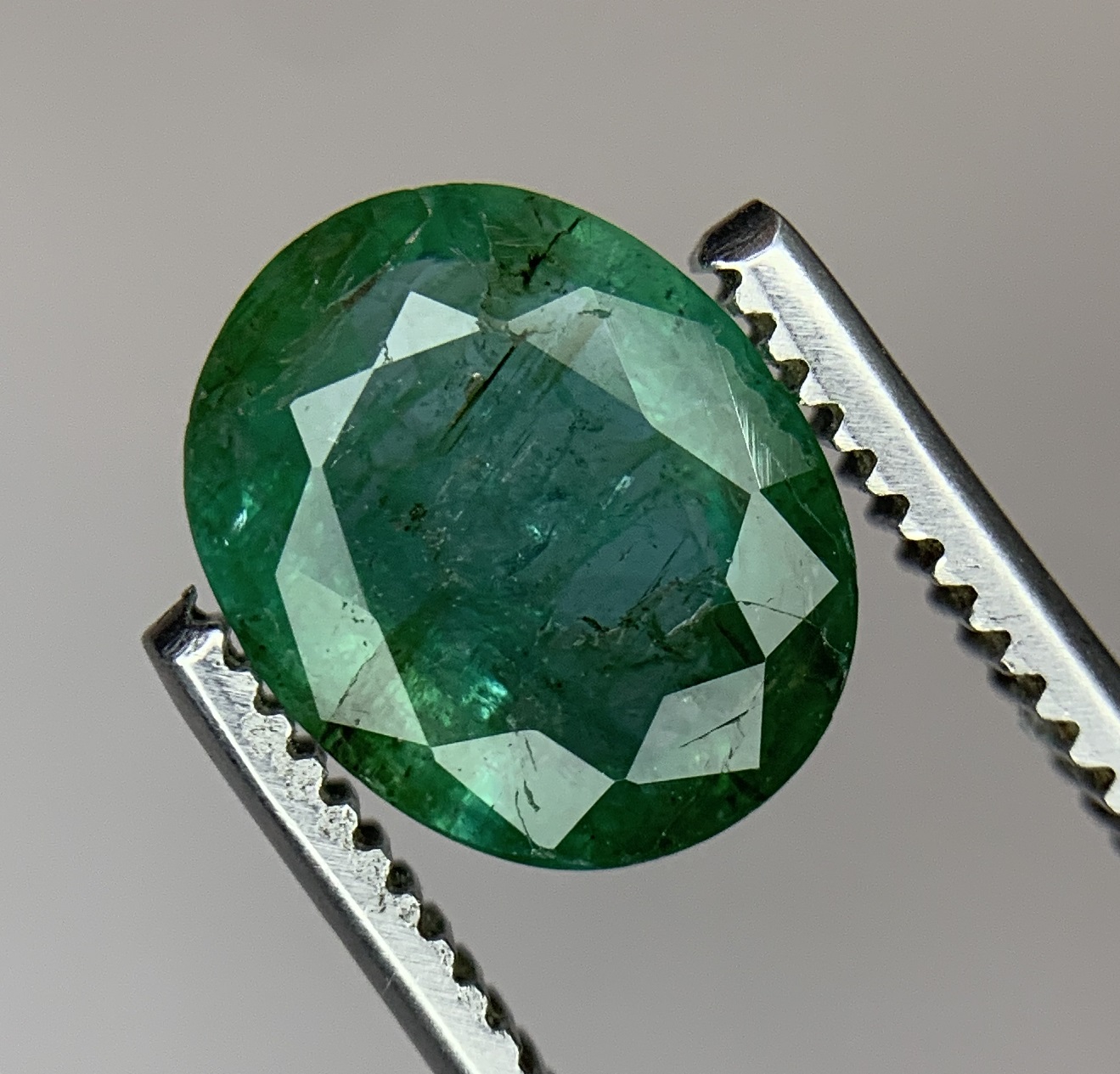 Natural Zambian Emerald Oval Cut Loose Gemstone