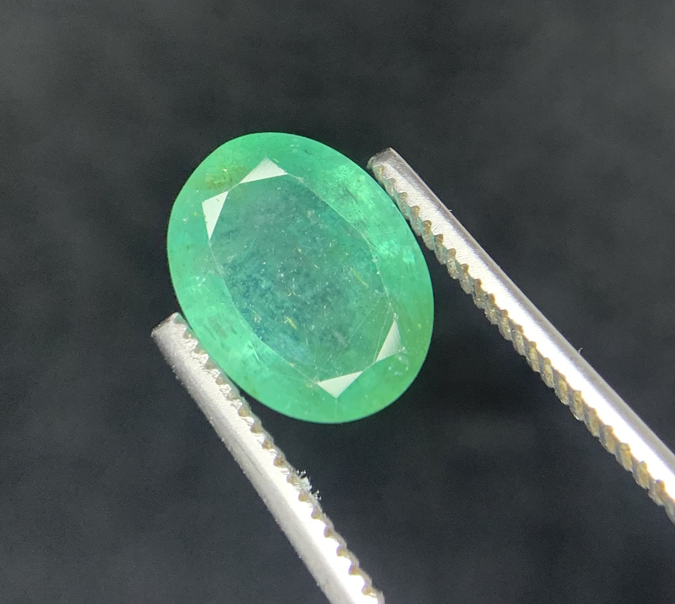 Natural Zambian Emerald Oval Cut Loose Gemstone