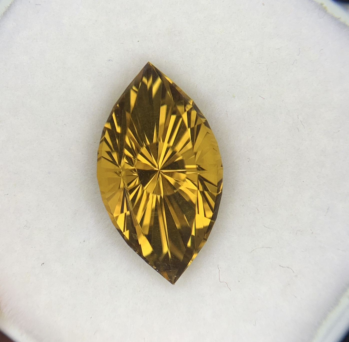 Citrine Eye Cut Fancy Marquise Loose Gemstone