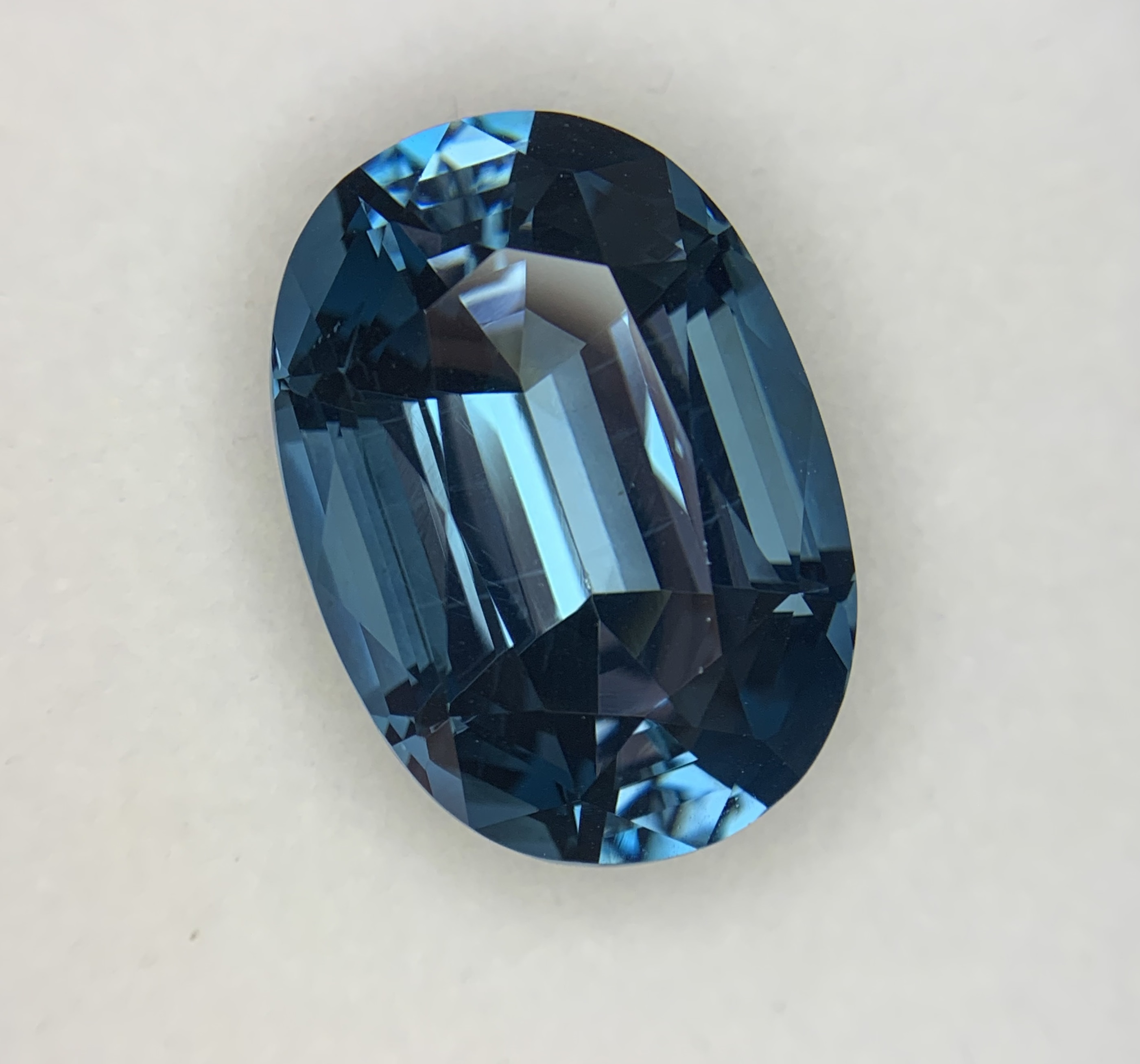 London Blue Topaz Oval Cut Loose Gemstone