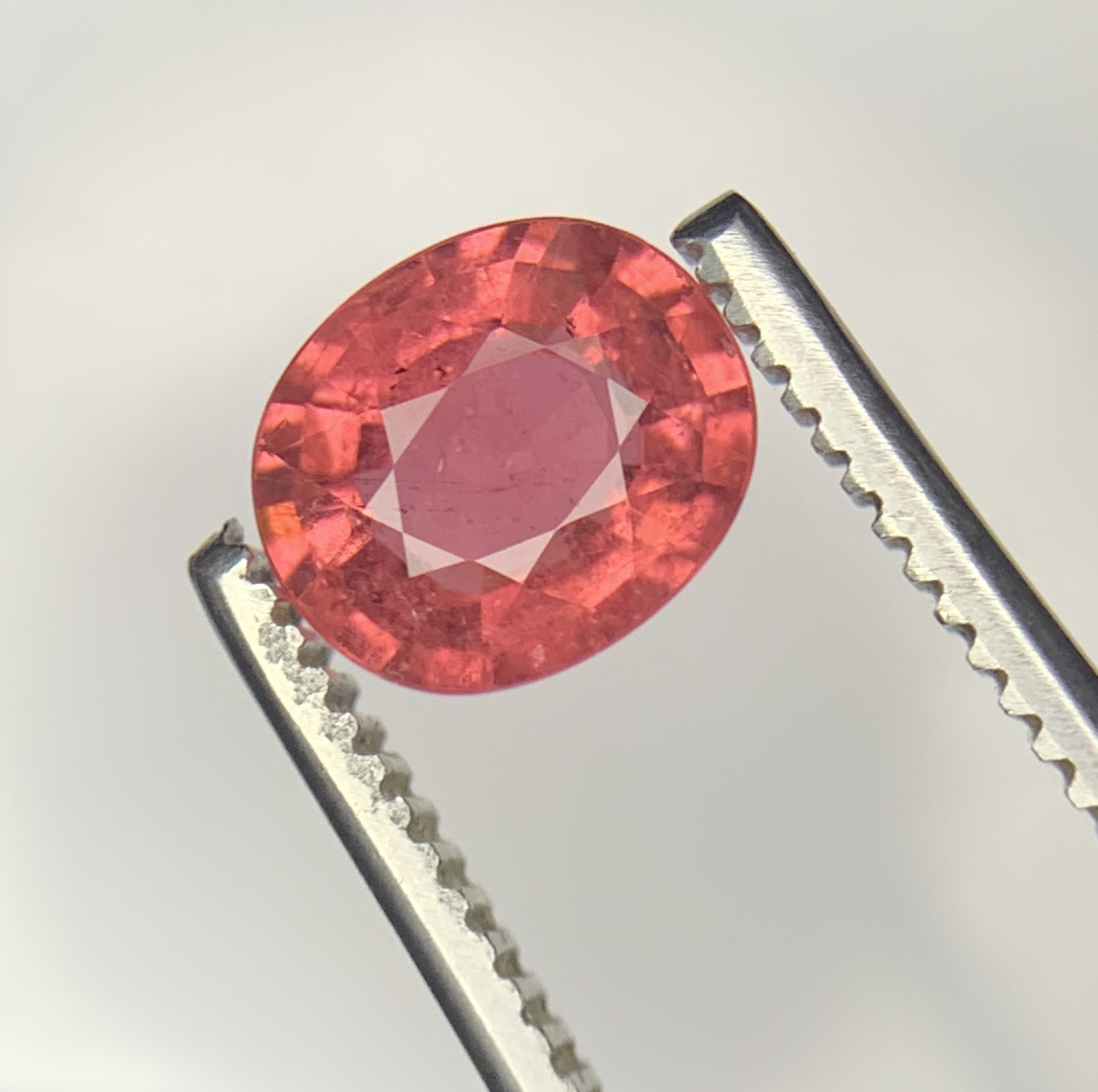 Natural Rubellite Tourmaline Oval Cut Loose Gemstone