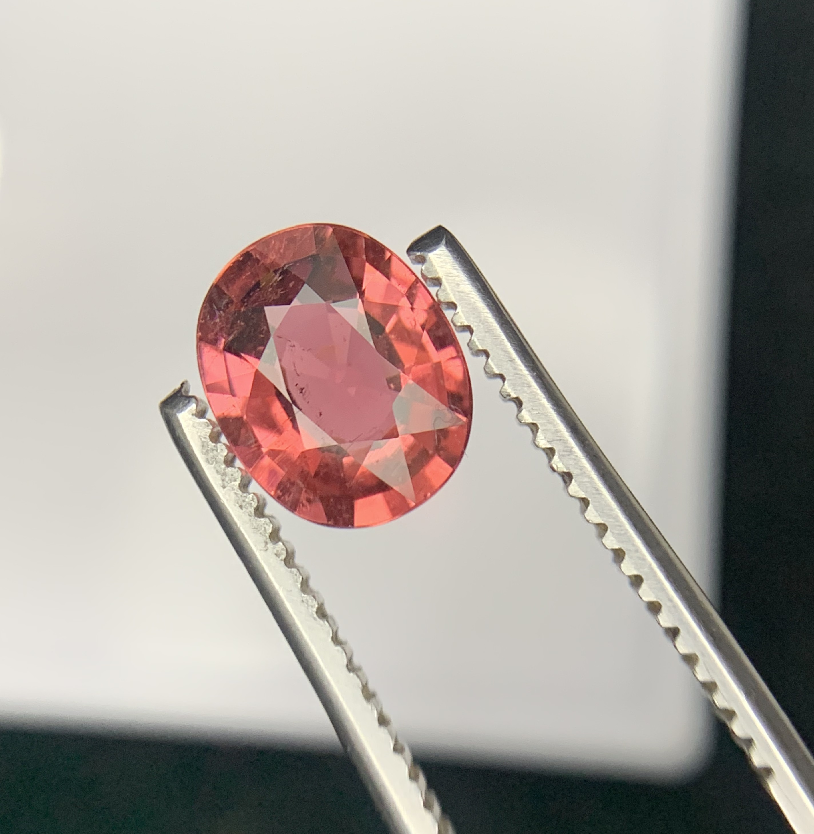 Natural Rubellite Tourmaline Oval Cut Loose Gemstone
