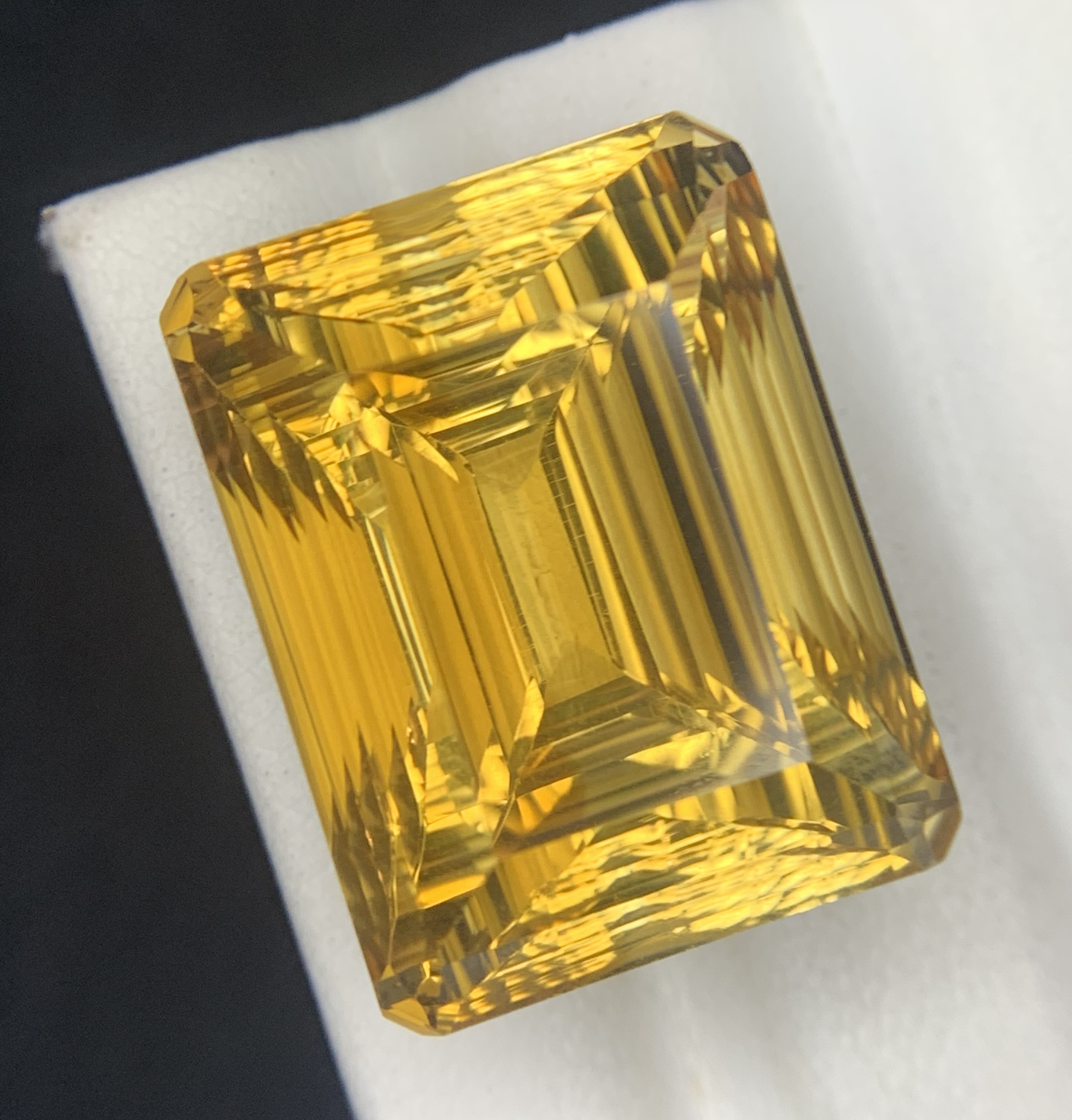 Natural Citrine Emerald Cut Loose Gemstone